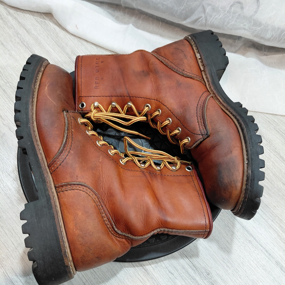 Vintage Womens Red Wing Irish Setter Classic Work / Hunting Boots SIZE 6.5C Wide - Picture 6 of 15